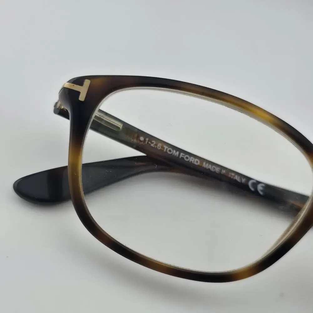Tom Ford TF5316 056 54-14 Eyeglasses Frames Brown Havana Italy w/ Case Read Desc